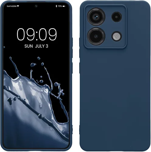 Miniatura 83 de kwmobile Funda compatible con Xiaomi Redmi Note 11 / Note 11S - Funda protectora de silicona TPU suave y delgada - Azul Báltico
