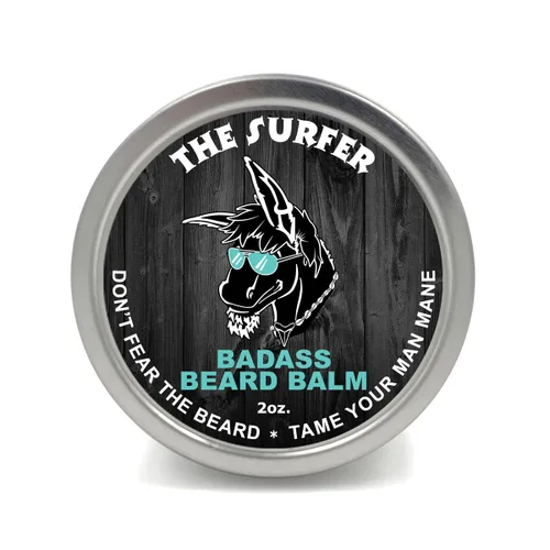 Miniatura 11 de Badass Beard Care Bálsamo para barba The Havana Haze, 2 onzas, todos los ingredientes naturales, mantiene la barba y el bigote llenos, suave