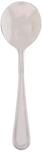 Miniatura 2 de Winco Juego de cucharas de caldo de 12 piezas, acero inoxidable 18-0, plata