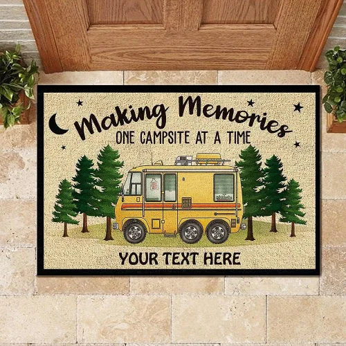 Miniatura 3 de Felpudo personalizado para cámper, decoración de casa rodante para interiores y exteriores, tapete de campamento personalizado para interiores