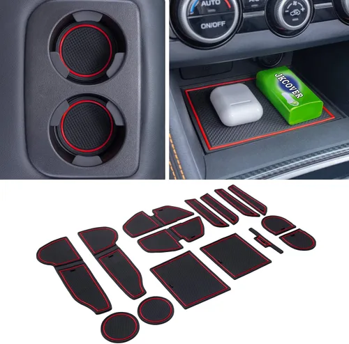 Miniatura 8 de JKCOVER Compatible con Subaru Crosstrek 2018 2019 2022 2021 2022 2023/Subaru Impreza 2017-2023 Accesorios de Consola Central Alfombrillas
