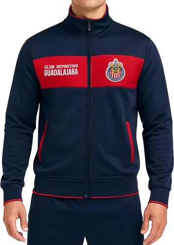 Miniatura 8 de Icon Sports Officially Licensed Chivas Soccer Track Jacket - Unisex Adult rojo (52tj-red)