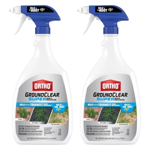 Miniatura 22 de Ortho GroundClear - Herbicida super concentrado para malezas y hierbas, fórmula de acción rápida que elimina las malas hierbas y hierbas más