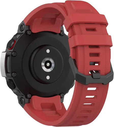 Miniatura 9 de hengkang Compatible con Amazfit T-Rex 2 bandas para mujeres y hombres, correas de reloj de repuesto ajustables de silicona deportiva correas