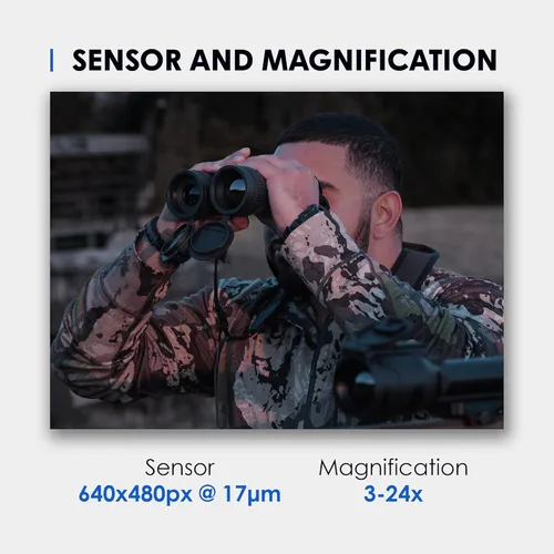 Miniatura 6 de Pulsar Merger LRF Thermal Binoculars with Laser Range Finder XP50- 640x480 17µm