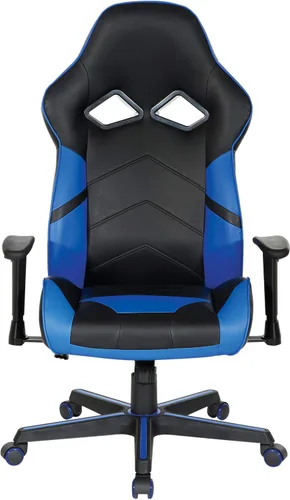 Miniatura 7 de OSP Home Furnishings Vapor - Silla ergonómica ajustable de piel sintética con respaldo alto y asiento de resorte helicoidal y flujo de aire
