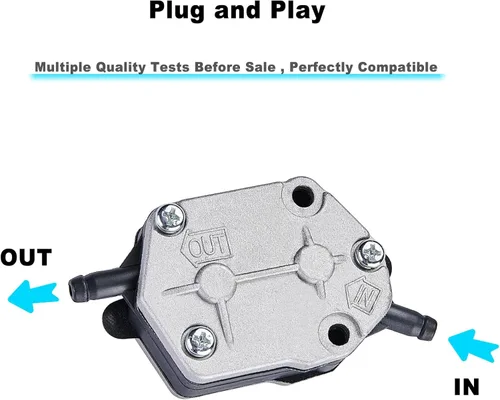 Miniatura 6 de Conjunto de bomba de combustible para motor de barco Yamaha 2 tiempos 25HP 30HP 40HP 50HP 55HP 60HP 75HP 90HP fuera de borda, reemplaza 6A0-24410-00