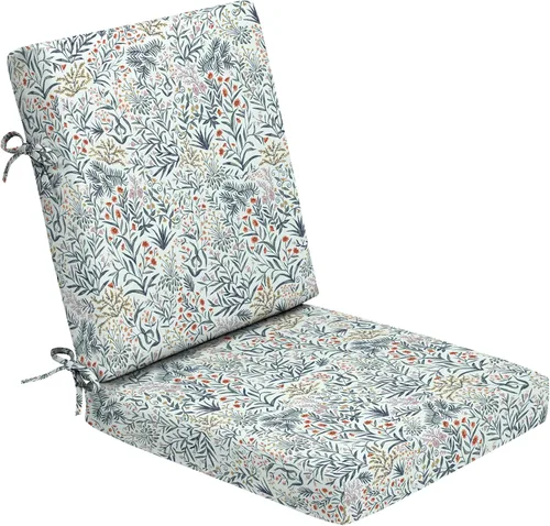 Miniatura 19 de Arden Foam - Cojín para silla de comedor al aire libre, 20 x 20 pulgadas, fabricado con espuma ProFoam, resistente a la lluvia, resistente a