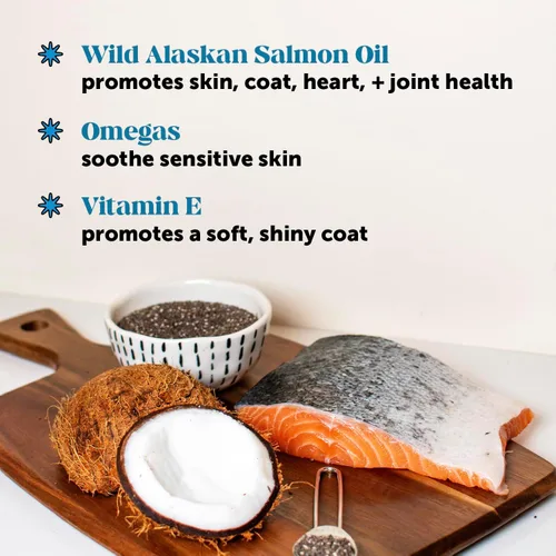 Miniatura 3 de Pet Honesty Skin Health - Masticables de salmón - Alivio de la picazón para perros, aceite de pescado Omega 3 para perros, aceite de salmón natural