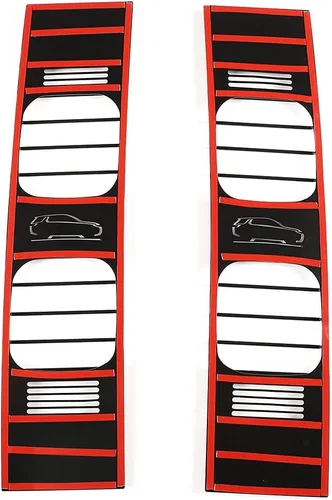 Miniatura 9 de Para Land Rover Defender 2020-2021, pantalla de lámpara trasera de metal, luz indicadora de freno, lámpara de marcha atrás, accesorios de cubierta