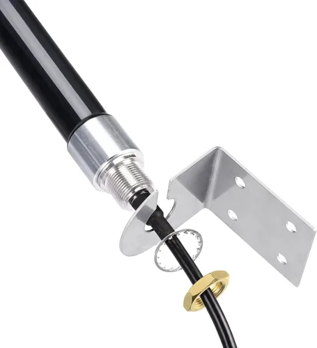 Miniatura 4 de Bingfu Antena celular de largo alcance 0.14 oz LTE para montaje en pared, cable de 32.8 pies, con adaptador SMA a Dual ts9, compatible con Spypoint
