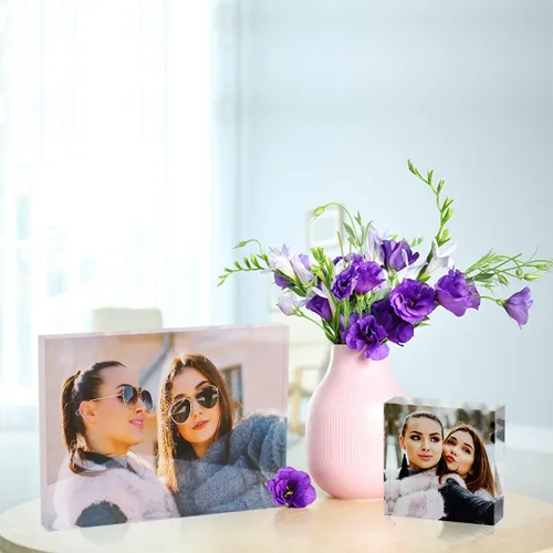 Miniatura 4 de Canvas Champ Personalized Acrylic Photo Blocks, Photo Printed Blocks, Custom photo acrylic blocks (4"x6")