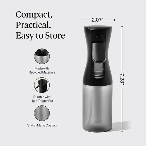Miniatura 4 de Kitsch - Atomizador para cabello, bruma ultrafina para peinados, barberías, limpieza y plantas, atomizador versátil de 5 onzas hecho de plástico
