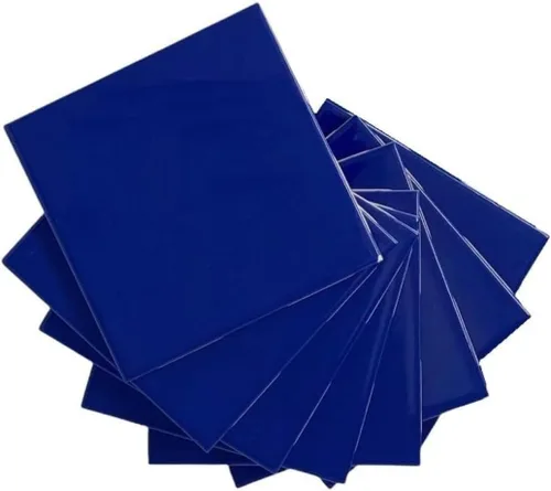 Miniatura 24 de Tenedos - Caja de 10 piezas para azulejos de cerámica brillantes de 4 1/4 pulgadas, para pared de baño y cocina, acabado brillante, aspecto clásico