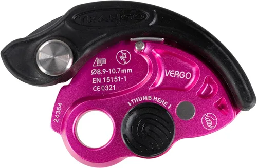Miniatura 8 de TRANGO Vergo Belay - Dispositivo de escalada en roca, protección de rapeling, (cuerdas de 0.350-0.421 in)