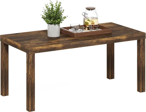 Miniatura 10 de Furinno Viola Mesa de Café, Mesa de Centro Moderna de 3 Niveles con Tablero de 1.2 Pulgadas de Grosor, Mesa Auxiliar con Estante Abierto y Blanco
