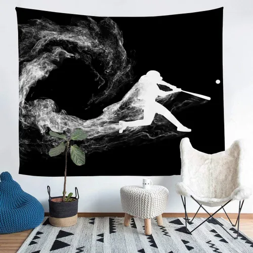 Miniatura 15 de Feelyou Tapiz de auto deportivo Yin Yang, tapiz para colgar en la pared para niños, niñas, hombres, deportes extremos, decoración fresca de carreras