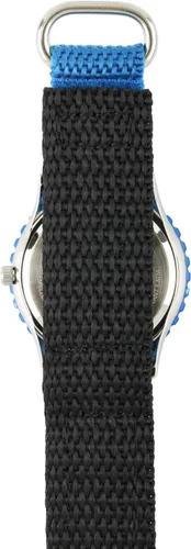 Miniatura 3 de Disney Mickey Mouse - Reloj analógico de acero inoxidable con correa de nailon de cuarzo para niños, Azul