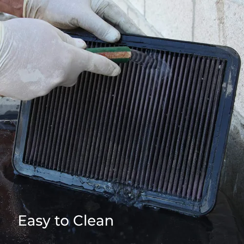 Miniatura 5 de K&N Filtro de aire del motor: Aumente la potencia y remolque, lavable, Premium, Filtro de aire de repuesto: Compatible 1996-2005 LAND ROVER