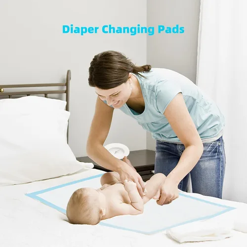 Miniatura 3 de Cambiadores desechables para bebé, paquete de 20 cambiadores de pañales portátiles, cambiador de bebé, almohadillas de lactancia impermeables