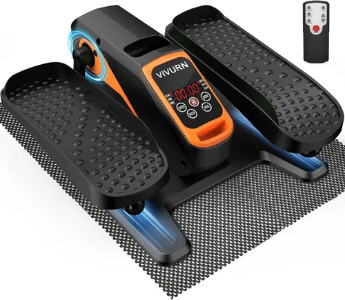VIVURN-018 Bicicleta elíptica debajo del escritorio 12 velocidades 5 modos Mini ejercitador de piernas motorizado mientras se está sentado para