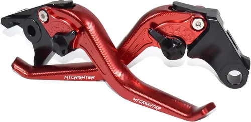 Miniatura 9 de Fishbone Pattern Short Brake Clutch Lever Set Compatible with Yamaha Fazer FZ-1 FZ-8 FZ-6 FZ-6R FZS60, CNC Aluminum Alloy Made (Black)