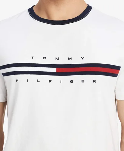 Miniatura 3 de Tommy Hilfiger - Camiseta de manga corta con estampado de rayas distintivas para hombre