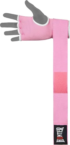 Miniatura 6 de HUNTER - Guantes interiores acolchados con gel y vendas de mano para boxeo, vendas elásticas de entrenamiento rápido para hombres y mujeres, Rosa
