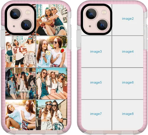 Miniatura 13 de Funda de teléfono personalizada para iPhone 13 personalizada con collage de múltiples imágenes, funda resistente a los arañazos, a los golpes, funda