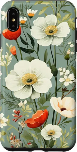 Miniatura 11 de Sage Green Flower Wildflower Pattern Floral Case for iPhone 17