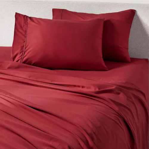 Miniatura 27 de PeachSkinSheets Juego de sábanas de berenjena, nivel de suavidad de 1500 hilos, sábanas refrescantes extra suaves para personas que duermen
