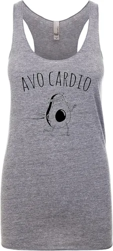 Miniatura 35 de Women's Graphic Racerback Tank Top, Gift for Her, Shirts with Sayings, Yoga Tee, Food