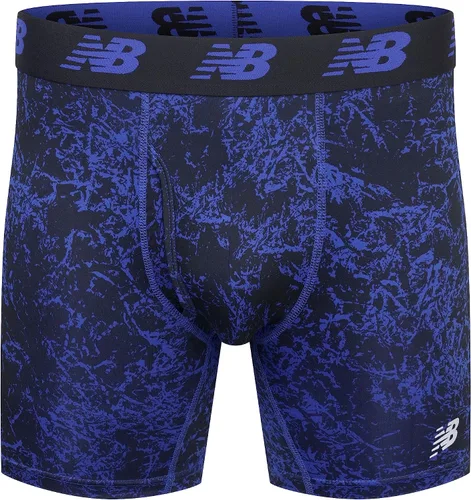 Miniatura 3 de New Balance Men's 6" Premium Performance Boxer Brief with Fly Front (3 Pack)