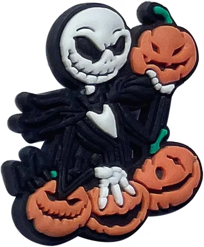 Miniatura 4 de 53 dijes de zapatos de película de terror de Halloween para zapatos tipo zueco y dibujos animados para adolescentes, niños, niñas, hombres