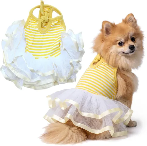 Miniatura 11 de Parisian Pet Chambray - Vestido para perro - Ligero sin mangas para perro, niña, talla XS Chambray en general