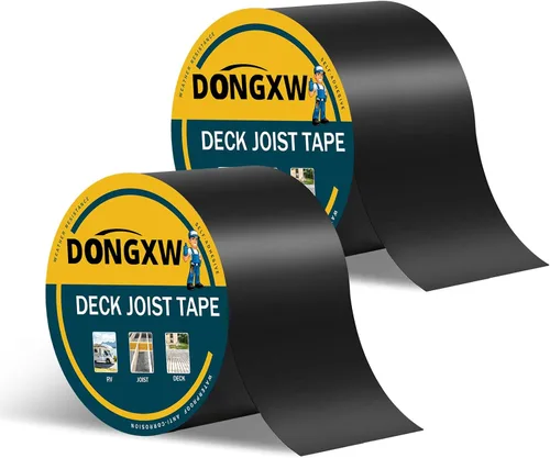 Miniatura 16 de Dongxw Cinta de viguetas para cubiertas, 2 pulgadas x 50 pies, impermeable, cinta adhesiva de butilo para viguetas y vigas de madera, paquete de 6