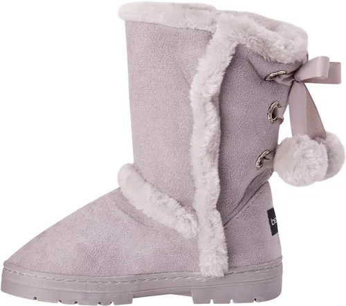 Miniatura 2 de bebe Girls Fur Trim Winter Boots with Back Lace Pom-Poms (ToddlerLittle GirlBig Girl)