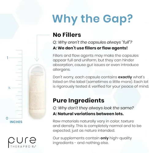 Miniatura 8 de Pure Therapro Rx Power Probiotic 100B 30 cápsulas resistentes a los ácidos, suministro para 1 mes 4 cepas probadas de 100 mil millones de UFC