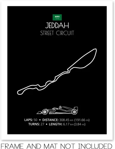 Miniatura 68 de Custom Car Posters Póster hecho a mano compatible con Autodromo Enzo e Dino Ferrari (Imola, Italia), póster de pista de carreras diseñado