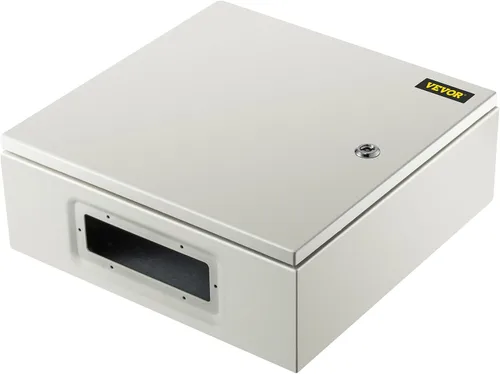 Miniatura 12 de VEVOR NEMA - Caja de acero de 16 x 16 x 6'', caja eléctrica de acero NEMA 4X, IP66 impermeable y a prueba de polvo, caja de conexiones eléctricas