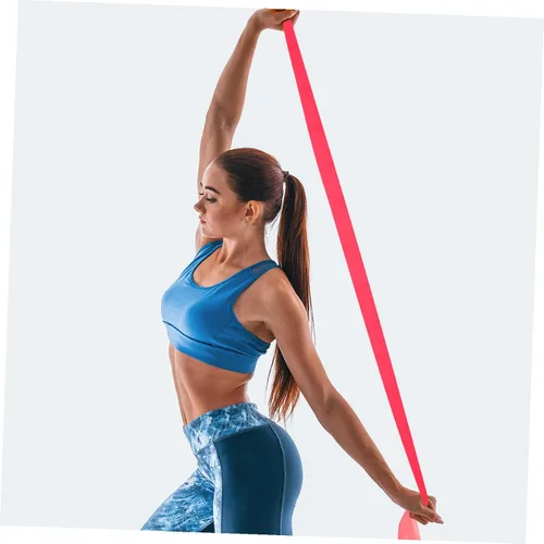 Miniatura 9 de LIOOBO Banda de resistencia TPE para yoga para estiramiento de cuerpo completo y entrenamiento de fuerza, banda de ejercicio portátil para hombros