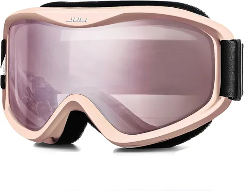 Miniatura 16 de Juli - Gafas de esquí, snowboard y patinaje, para hombres y mujeres Marco blanco naranja (vlt 13%) lente