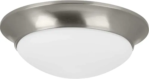 Miniatura 9 de Progress Lighting 2 luces de 14 pulgadas de montaje empotrado de vidrio grabado, interior, P350147-031, negro mate