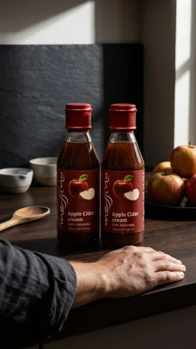 Miniatura 8 de Messino Esmalte balsámico de sidra de manzana, 8.5 fl oz - Reducción balsámica de manzana dulce para rociar, ensaladas y acabado