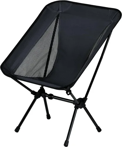 Miniatura 12 de Silla de camping compacta esencial ligera y portátil, resistente con marco X, capacidad de 265 libras, plegable con bolsa de transporte, Rojo Marte