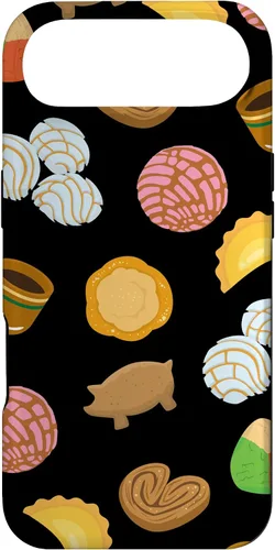 Miniatura 26 de Conchas Pan Dulce Pattern Black Phone Case Latina Gift Case Case for iPhone 17