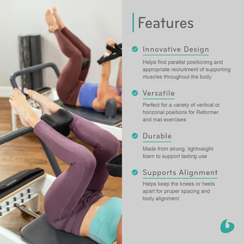 Miniatura 4 de Balanced Body El alineador, bloque de pilates y yoga, bloque de pilates para alineación, equipo de entrenamiento de pilates para gimnasio en casa