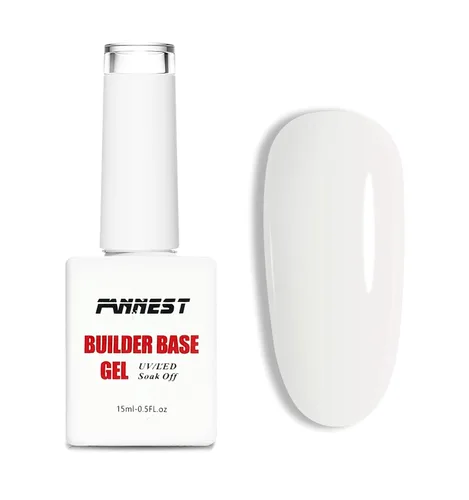 Miniatura 14 de Kit de Gel Constructor Gel Base de Goma Esmalte de Uñas, 15ml*2pcs (0.51 fl oz x 2 piezas) Para Engrosamiento de Uñas, Extensión de Fortalecimiento