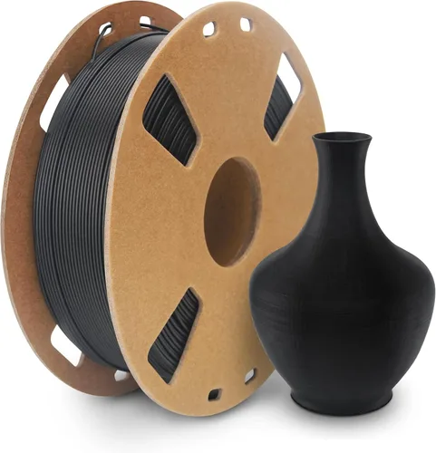 Miniatura 9 de Filamento PLA de seda de 0.069 pulgadas para impresora 3D, filamento de superficie brillante sedosa de 2.2 libras, 1 carrete, filamento de impresora