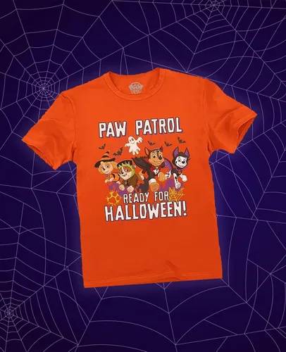 Miniatura 4 de Camisa de la Patrulla Canina para niños y niñas, camisas de Halloween de calabaza para niños pequeños